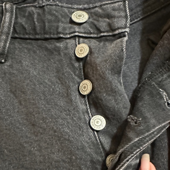 Abercrombie & Fitch Charcoal High Rise Jeans - Picture 3 of 9